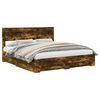 vidaXL Bed Frame with Drawer with Headboard Manual Engineered Wood