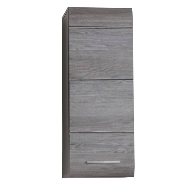 Trendteam Storage Wall Cabinet Line Smokey Silver
