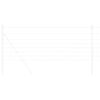 vidaXL Field Fence Silver 100 x 0.8 m Galvanised steel