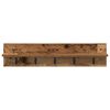 vidaXL Wall-Mounted Coat Rack Wall-mounted Old Wood 80 x 10.5 x 18 cm