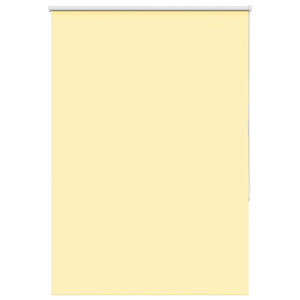 vidaXL Roller Blind Blackout Yellow 115x150 cm Fabric Width 110.7 cm Polyester