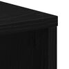 vidaXL Storage Cabinet Black Oak 60 x 53 x 72.5 cm Engineered Wood