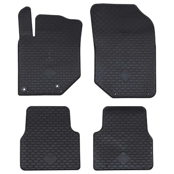vidaXL Car Mat 4 pcs Black suitable for C4 2021- Rubber
