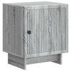 vidaXL Bedside Cabinet Grey Sonoma 43 x 34.5 x 50 cm Engineered Wood