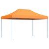 vidaXL Party Tent Folding Orange 292 x 440 x 315 cm Oxford Fabric
