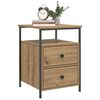 vidaXL Bedside Cabinet Artisan Oak 44x45x60 cm Engineered Wood