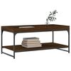 vidaXL Coffee Table Brown Oak 100x49x45 cm Engineered Wood
