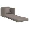 vidaXL Sofa Bed Taupe 74 x 77 x 81 cm Fabric
