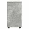 vidaXL Bathroom Cabinet with Drawer Concrete Grey 76.5 x 35 x 64 cm