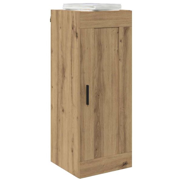 vidaXL Wall Mounted Cabinet Artisan Oak 34.5 x 34 x 90 cm
