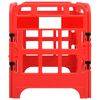 vidaXL Traffic Barriers 4 pcs Red 75x75x100 cm