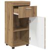 vidaXL Bathroom Cabinet Set TULUM Artisan Oak 37 x 31.5 x 82 cm