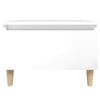 vidaXL Side Tables 2 pcs High Gloss White 50x46x35 cm Engineered Wood