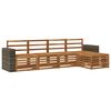 vidaXL Outdoor Sofa Set 5 pcs Natural