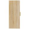 vidaXL Hanging Wall Cabinet Sonoma Oak 69.5x34x90 cm