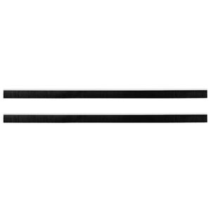 vidaXL Self-adhesive Door Brush Seals 2 pcs 100 cm Aluminium Alloy