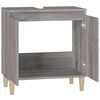 vidaXL Sink Cabinet Grey Sonoma 58x33x60 cm Engineered Wood