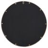 vidaXL Garden Mirror Sand 60x4 cm Iron Round for Outdoor Use