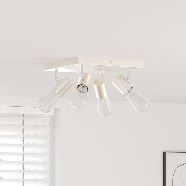 vidaXL Ceiling Spotlight Nickel 26.5 x 26 x 11.5 cm Metal