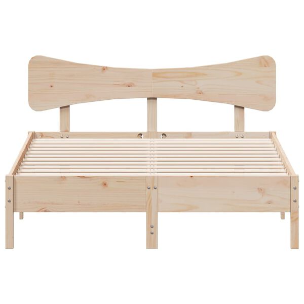 vidaXL Bed Frame without Mattress 120x200 cm Solid Wood Pine