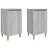 vidaXL Bedside Cabinets 2 pcs Grey Sonoma 40x35x70 cm Engineered Wood