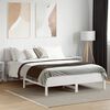 vidaXL Bed Frame without Mattress White 120x200 cm Solid Wood Pine