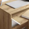 vidaXL Desk Artisan Oak 120.5 x 44 x 88.5 cm Engineered Wood