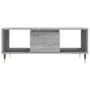 vidaXL Coffee Table Grey Sonoma 90x50x36.5 cm Engineered Wood