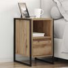 vidaXL Bedside Table with Drawer 2 pcs Artisian Oak 39.5 x 30 x 50 cm