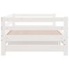 vidaXL Pull-out Day Bed without Mattress White 80x200 cm