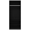 vidaXL Wardrobe Artisan Oak 80 x 50 x 200 cm Engineered Wood