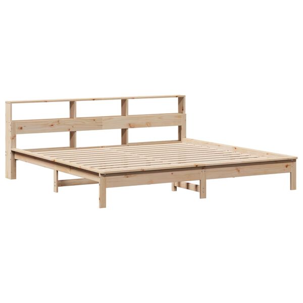 vidaXL Bed Frame without Mattress 200x200 cm Solid Wood Pine