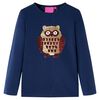 Kids' T-shirt with Long Sleeves Navy 104