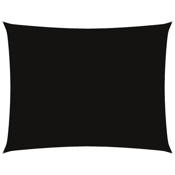 vidaXL Sunshade Sail Oxford Fabric Rectangular 6x7 m Black