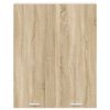 vidaXL Hanging Cabinet Sonoma Oak 80 x 31 x 100 cm Engineered Wood