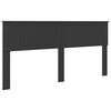 vidaXL Headboard Black Oak Engineered wood