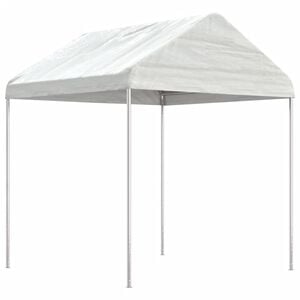 vidaXL Gazebo with Roof White 2.28x2.23x2.69 m Polyethylene