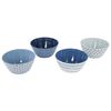 Bo-Camp 16 Piece Tableware Mix & Match Melamine Blue