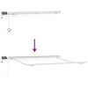 vidaXL Retractable Awning Manual Yellow and Orange 300 x 250 cm
