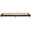 vidaXL Bed Frame without Mattress Smoked Oak 90x200 cm Engineered Wood