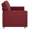 vidaXL Sofa Wine Red 160 x 78 x 84 cm Fabric