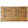 vidaXL Table Top Live Edge 100x60x3.8 cm Solid Wood Rough Mango