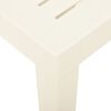 vidaXL Garden Table White 79x65x72 cm Plastic