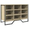 vidaXL Shoe Cabinet Sonoma Oak 90x38x61.5 cm Engineered Wood