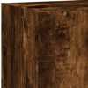 vidaXL 5 Piece TV Wall Units with LED Smoked Oak Engineered Wood