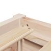 vidaXL Bed Frame without Mattress 90x200 cm Solid Wood Pine