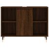 vidaXL Bathroom Cabinet Brown Oak 80x33x60 cm Engineered Wood