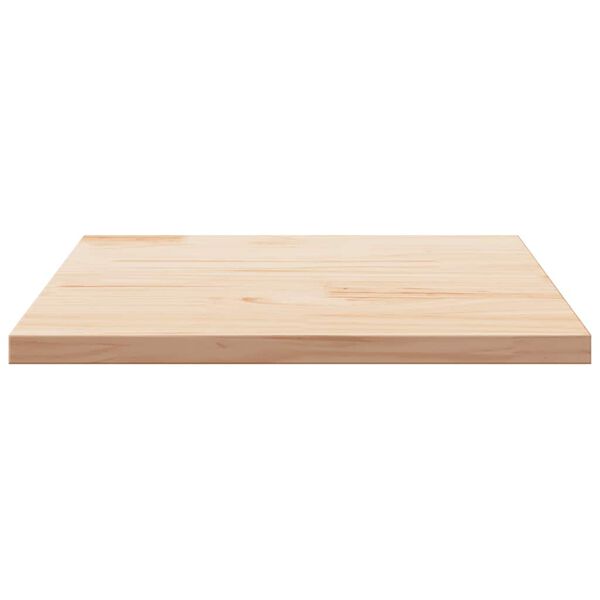 vidaXL Table Top 80x80x2.5 cm Solid Wood Pine Square