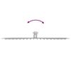 vidaXL Rain Shower Head Stainless Steel 304 40x30 cm Rectangular