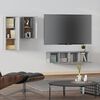 vidaXL 4 Piece TV Cabinet Set Grey Sonoma Engineered Wood